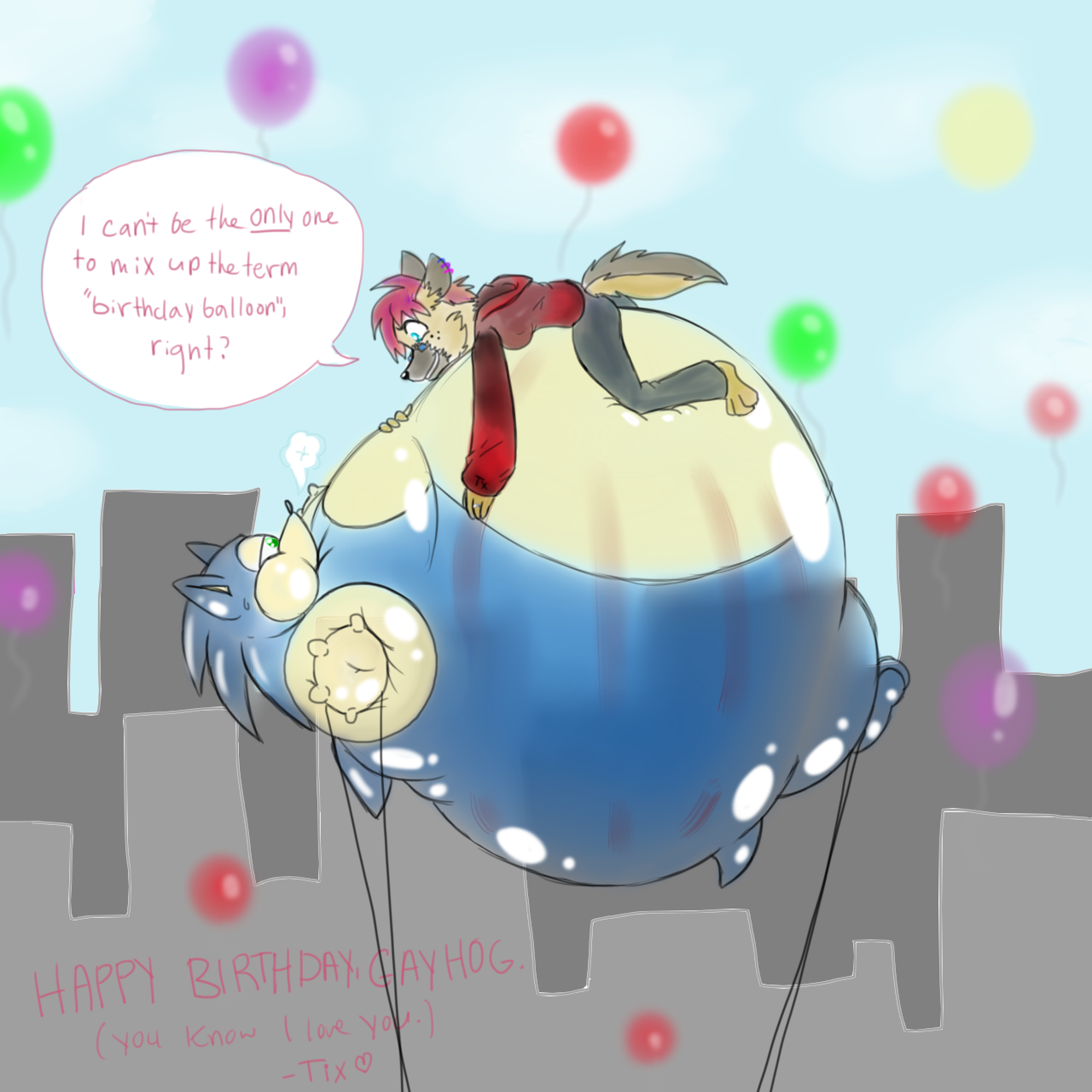 Happy birthday, gayhog. by [TXiN] -- Fur Affinity [dot] net